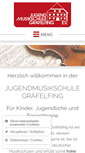 Mobile Screenshot of jugendmusikschule-graefelfing.de